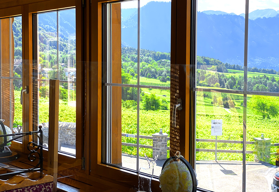restaurant, bündte, buendte, jenins, Bündner Wein, Panorama, Terrasse, Sonnenterrasse, Bündner Spezializäten, Restaurant Graubünden